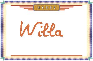 WillaдӢ